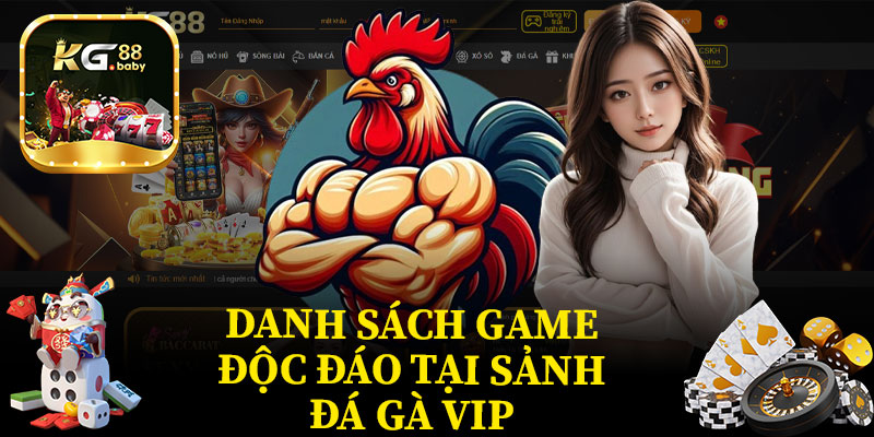 Danh Sách Game Độc Đáo Tại Sảnh Đá Gà VIP